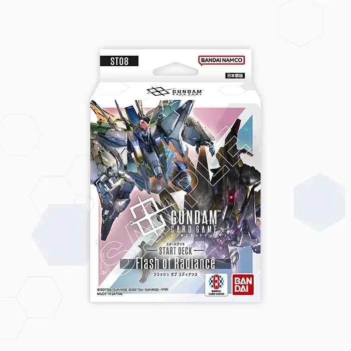 (Pre-order) January 2026 BANDAI licensed Gundam card game starter set Flash of Radiance [ST-08] (Japanese version)