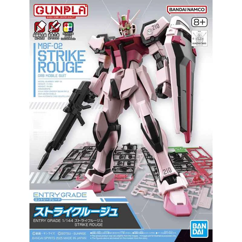 (In Stock) BANDAI Distributor Version Assembly Model ENTRY GRADE 1/144 Gundam SEED Crimson Attack Gundam