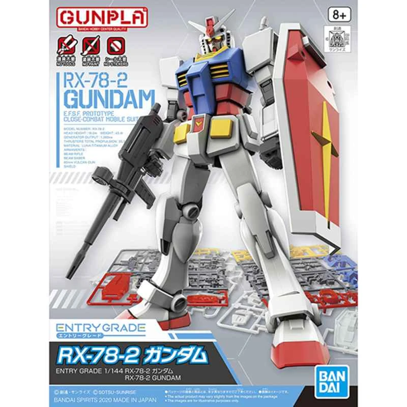 【BANDAI】 Agent Version Assembly Model ENTRY GRADE 1/144 Mobile Suit Gundam RX-78-2 Gundam