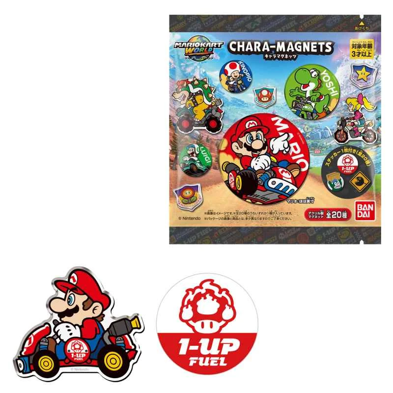 (Pre-order) December 2025 BANDAI Distributed Super Mario Kart World Magnet Box Set (14pcs)