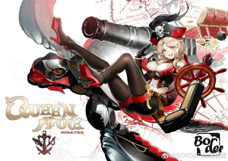 (Border Model) Pirate Queen Anne BA003