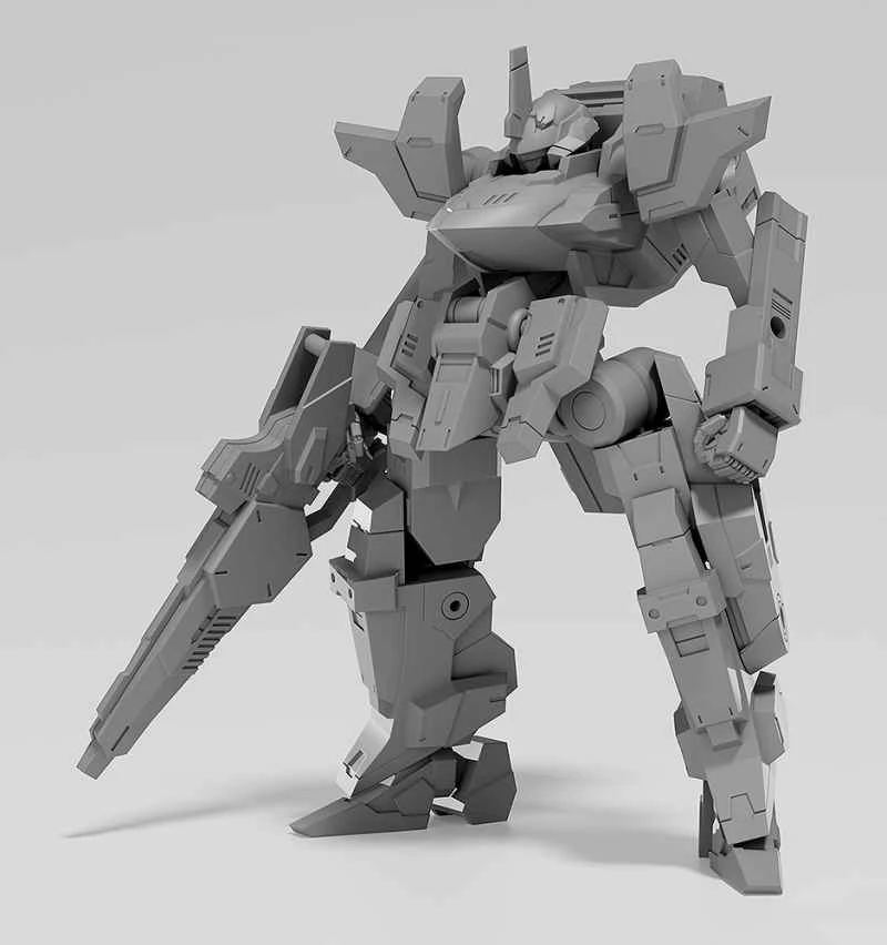 (Pre-order) July 2026 Good Smile Distributor Version MODEROID TITANOMACHIA SIDE:CC Legatoedge (Grey Putty Paint Ver.) Assembly Model 1/48
