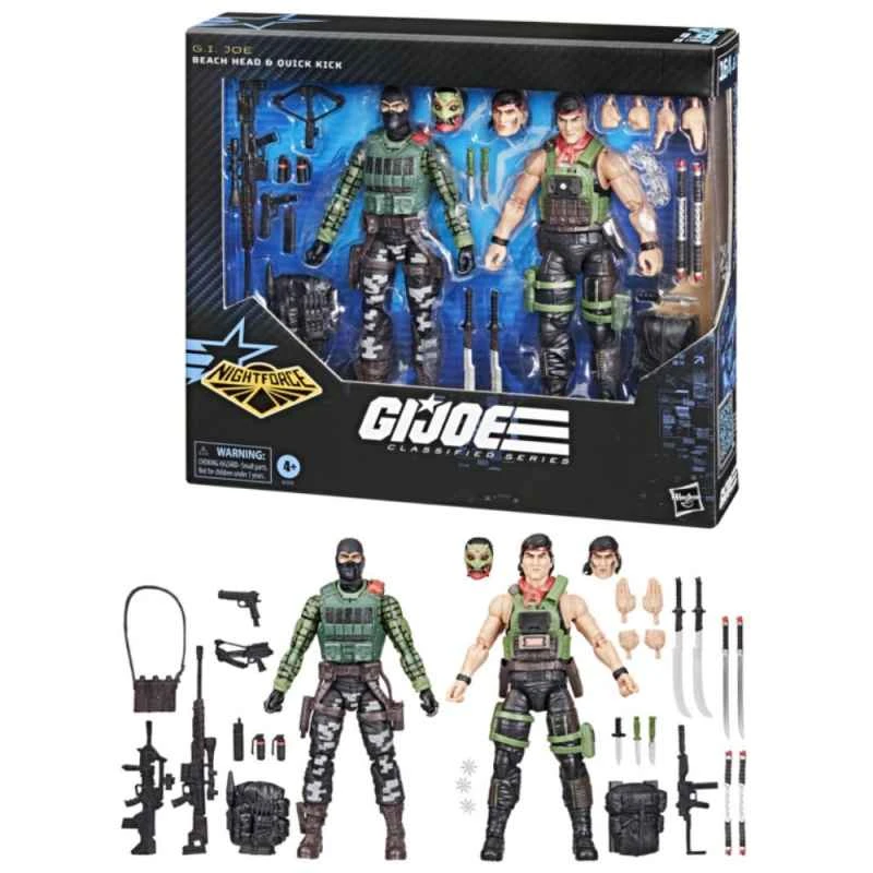 Hasbro G.I. Joe Beach Head & Quick Kick Elite Series 6-inch Figures