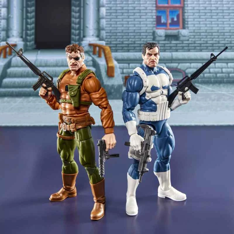 (Pre-order) December 2025 Hasbro Marvel Gamerverse: The Punisher & Nick Fury Legend 6-inch Character Duo Set