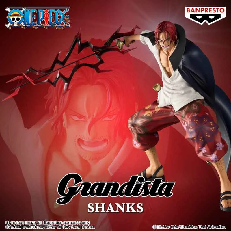 (Pre-order) January 2026 BANPRESTO Distributor Edition Grandista One Piece Red-Haired Jack Shanks Special Edition Prize Figure