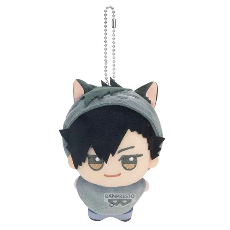 (Pre-order) November 25th, BANPRESTO Distributor Edition Haikyuu!! Mini Plush Toy with Animal Style Cape - Vol. 1 - Kuroo Tetsuro Prize Figure