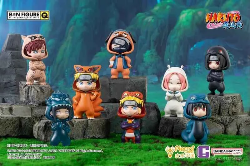 [Pre-order] February 2025 BANDAI Distributor Version BNFIGURE Q Naruto Series Blind Box Pajama Version Medium Box (8 pieces)