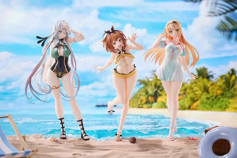 [Pre-order] September 2025 Solarain Distributor Edition Atelier Ryza & Klaudia & Lila Swimsuit Ver. Set 1/7 Scale PVC Complete Figure with Bonus Collector's Card